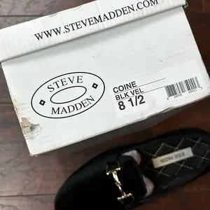 Steve Madden | Shoes | Steve Madden Coin Black Velvet  display picture 2